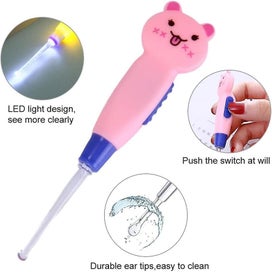 Listing 4 of 5 for 4 Pcs Luminous Ear Cleaner Spoon Led Ear Curette Child Ear Curette Cleaning