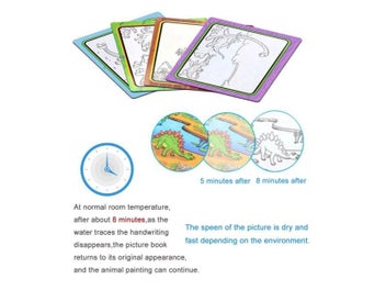 Listing 8 of 10 for Children Early Education Magical Pen Water Drawing Montessori Toy Gift Reusable