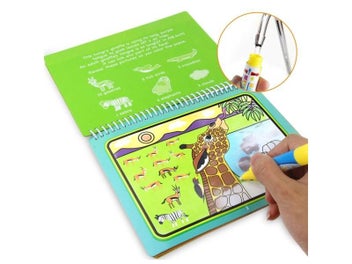 Listing 8 of 10 for Magic Water Drawing Book Magic Pen Drawing Toys Montessori Early Ed Toys For