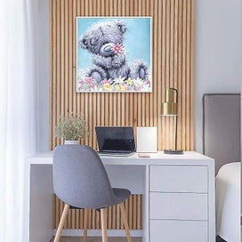 Listing 2 of 5 for Diy 5d Diamond Art Painting Set -30x30cm Cartoon Bear Crafts With Digital Ima