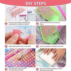 Listing 5 of 5 for Diy 5d Diamond Art Painting Set -30x30cm Cartoon Bear Crafts With Digital Ima