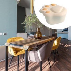 Listing 4 of 4 for Cartoon Table Corner Protector Cat Paw Shape Corner Protector Furniture Corner