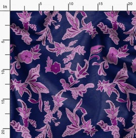 Listing 2 of 6 for Soimoi Pink Fabric - By the Yard - 54 Inch Wide - Florals Print Fabric -
