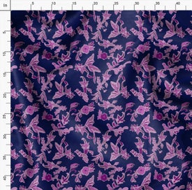 Listing 4 of 6 for Soimoi Pink Fabric - By the Yard - 54 Inch Wide - Florals Print Fabric -
