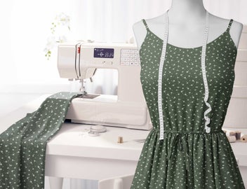 Listing 6 of 6 for Soimoi Pink Fabric - By the Yard - 54 Inch Wide - Florals Print Fabric -