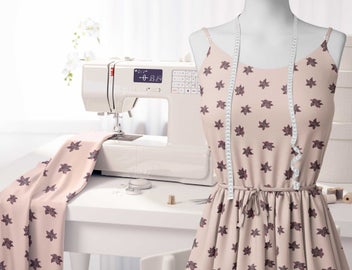 Listing 6 of 6 for Soimoi Pink Fabric - By the Yard - 54 Inch Wide - Florals Print Fabric -