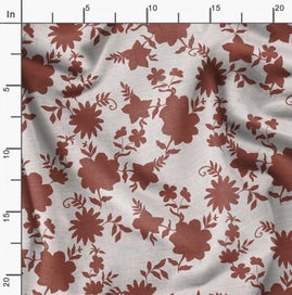 Listing 2 of 6 for Soimoi Pink Fabric - By the Yard - 54 Inch Wide - Florals Print Fabric -