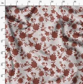 Listing 3 of 6 for Soimoi Pink Fabric - By the Yard - 54 Inch Wide - Florals Print Fabric -