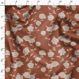 Listing 3 of 6 for Soimoi Pink Fabric - By the Yard - 54 Inch Wide - Florals Print Fabric -