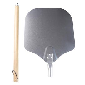 Listing 1 of 4 for 430 Stainless Steel Pizza Shovel Pizza And Cake Lifter With Wooden Handle