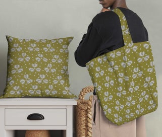 Listing 5 of 6 for Soimoi Pink Fabric - By the Yard - 54 Inch Wide - Florals Print Fabric -