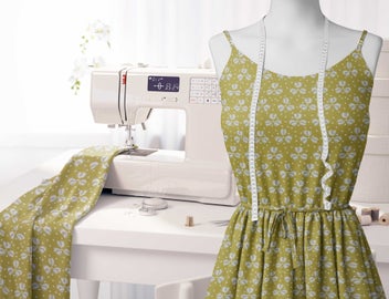 Listing 6 of 6 for Soimoi Pink Fabric - By the Yard - 54 Inch Wide - Florals Print Fabric -