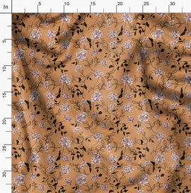 Listing 3 of 6 for Soimoi Pink Fabric - By the Yard - 54 Inch Wide - Florals Print Fabric -