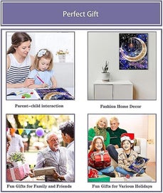 Listing 4 of 5 for Moon Diamond Art Set For Adults Beginners And Children 30 * 40cm Diy Full D