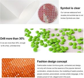 Listing 5 of 5 for 5d Diamond Paintings Kits Colorful Star Gray Elephant Full Drill Art Crystal