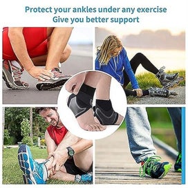 Listing 2 of 5 for one Pair Adjustable Piedo Ankle Brace Ankle Support Breathable Open Heel Ad