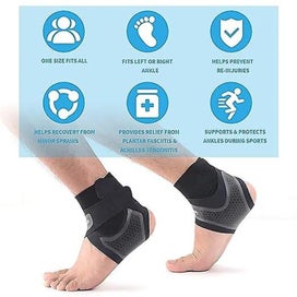 Listing 3 of 5 for one Pair Adjustable Piedo Ankle Brace Ankle Support Breathable Open Heel Ad