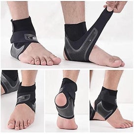 Listing 4 of 5 for one Pair Adjustable Piedo Ankle Brace Ankle Support Breathable Open Heel Ad