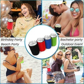 Listing 5 of 5 for Bottle Cooler 4 Pieces Neoprene Bottle Holder Cooler Set Wine Cooler Ice