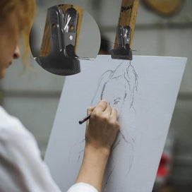 Listing 4 of 5 for 6 Pack Metal Spring Clips For Photos Spring Clips Strong Metal Clips Black