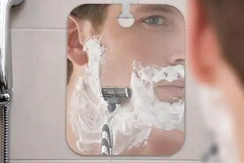 Listing 3 of 6 for Bathroom Wall Hanging Fogless Shower Mirror Rust-Proof Removable Bathroom Mirror