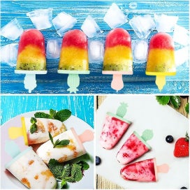 Listing 5 of 5 for Ice Cream Molds Set Of 6 Family Ice Cream Molds Popsicle Molds Popsicle Mol