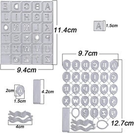 Listing 2 of 5 for Numbers And Letters Metal Cutting Dies Stencil Scrapbooking Embossing Album Pa