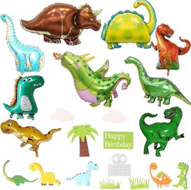 Listing 5 of 5 for Dinosaur Birthday Party Decorations Boy Large Dinosaur Birthday Balloons Kid B
