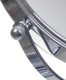 Listing 3 of 5 for 3x Magnification Makeup Mirror 8 Inch Compact Standing Cosmetic Mirror Chrom