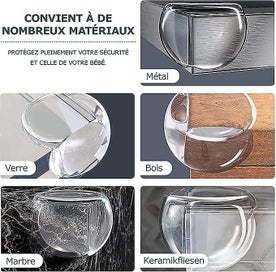 Listing 2 of 5 for 12 Pack Baby Table Corner Protectors Child Safety Furniture Corner Protecto