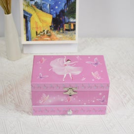 Listing 3 of 5 for Ballet Dancer Music Box Matching Set For Little Girls Ballerina Gifts For