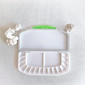 Listing 2 of 5 for 1pcs Collapsible Palette Watercolor Paint Palette Box Artist Drawing Tools