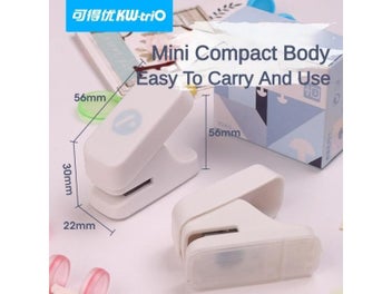 Listing 5 of 9 for Mini 1 Hole Mushroom Hole Puncher Disc Ring Binding Cutter T-type Paper Puncher