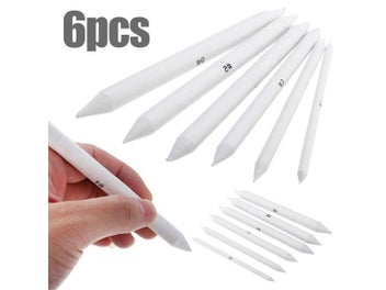 Listing 6 of 9 for 6Pcs Paper Art Drawing Pencil Stump Sketch Pastel Blending Smudge Tortillon