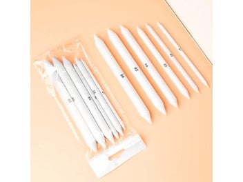 Listing 7 of 9 for 6Pcs Paper Art Drawing Pencil Stump Sketch Pastel Blending Smudge Tortillon
