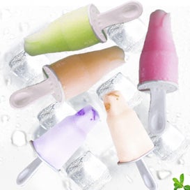 Listing 4 of 4 for blue 11*9*15.8cm Ice Cream Mold 6 Cavity Collapsible Ice Cream Mold Reusa