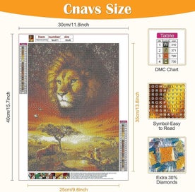 Listing 4 of 5 for 5d Diamond Embroidery Kit By Number Diamond Painting Rhinestone Full Diamond P
