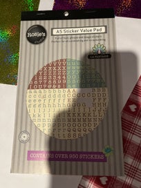 Listing 10 of 11 for Rosie’s stickers la fantasie glitter paper laser mesh mosaic