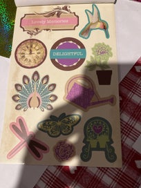 Listing 7 of 11 for Rosie’s stickers la fantasie glitter paper laser mesh mosaic