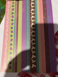 Listing 5 of 11 for Rosie’s stickers la fantasie glitter paper laser mesh mosaic