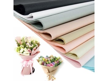 Listing 3 of 10 for 10Pcs 50*70cm Tissue Paper Flower Bouquet Wrapping Paper For Florist Wedding