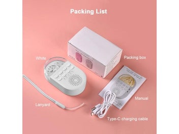 Listing 7 of 9 for Portable White Noise Baby Sleep Machine 24 Soothing Sounds Soft Breath Light
