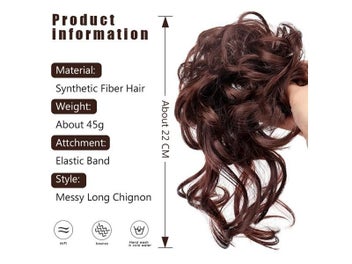 Listing 3 of 9 for Hair Extensions Synthetic Chignon