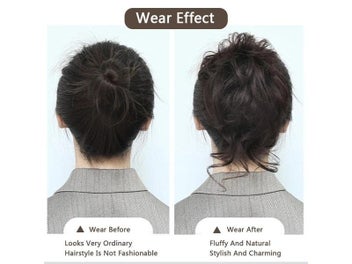 Listing 4 of 9 for Hair Extensions Synthetic Chignon
