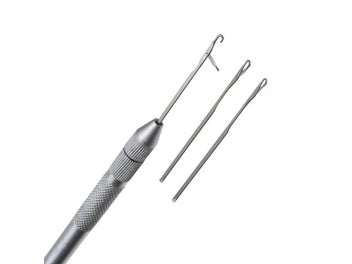 Listing 3 of 9 for Aluminum Weave Crochet Hooks Knitting For Making Wigs Hair Extension(1 Handle 3