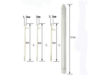 Listing 4 of 9 for Aluminum Weave Crochet Hooks Knitting For Making Wigs Hair Extension(1 Handle 3