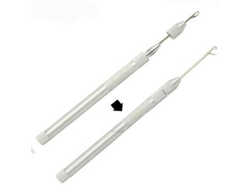 Listing 5 of 9 for Aluminum Weave Crochet Hooks Knitting For Making Wigs Hair Extension(1 Handle 3