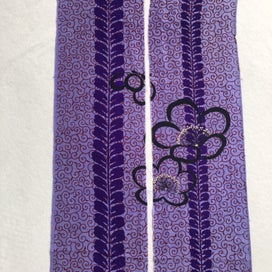 Listing 8 of 19 for Vintage Japanese Hand Printed Silk Kimono Fabric Panels