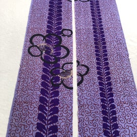 Listing 9 of 19 for Vintage Japanese Hand Printed Silk Kimono Fabric Panels