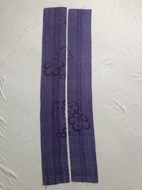 Listing 15 of 19 for Vintage Japanese Hand Printed Silk Kimono Fabric Panels